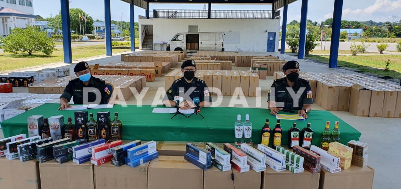 Tiga Rumah Diserbu Rokok Dan Arak Seludup Bernilai Hampir Rm Juta