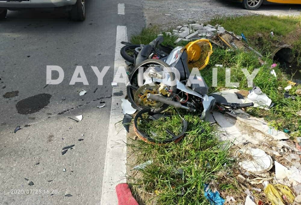 Pemuda Maut Dalam Kemalangan Di Jalan Padang Kerbau, Miri | DayakDaily