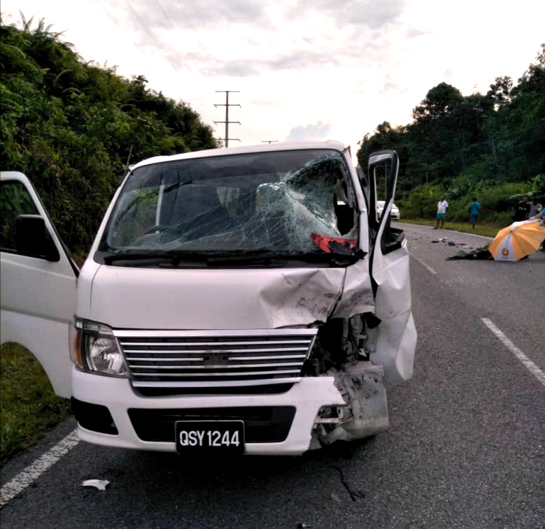 Motorcyclist Succumbs To Fatal Collision At Jalan KJD Kanowit | DayakDaily