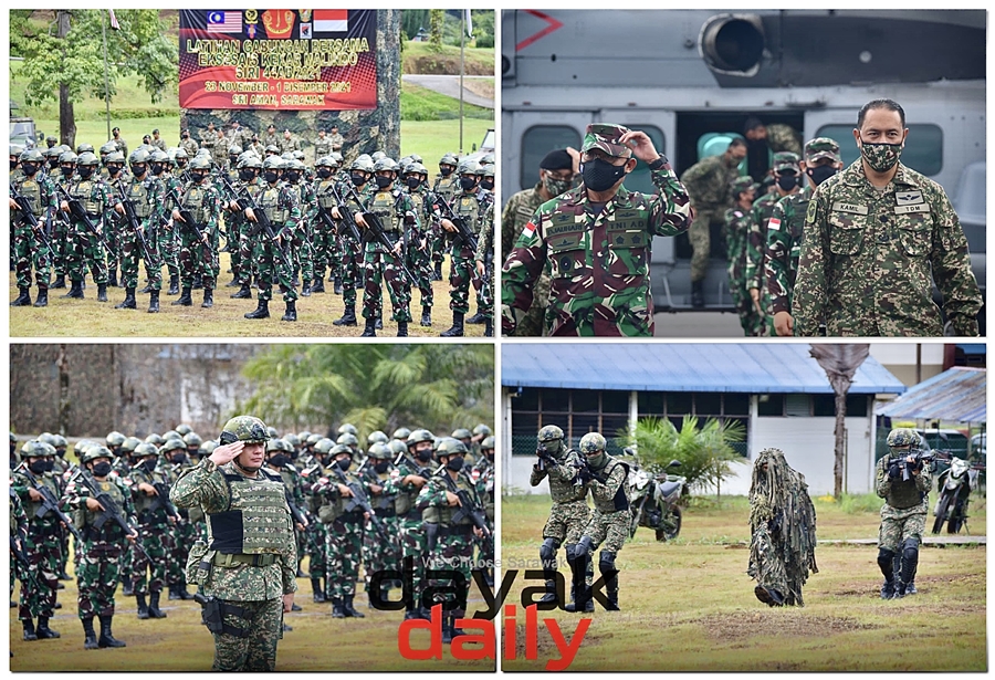 TDM Dan TNI Bergabung Dalam Eksesais Bilateral Kekar Malindo | DayakDaily